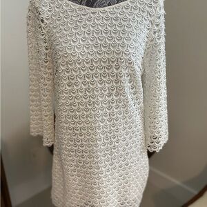 Elegant White Lace Dress